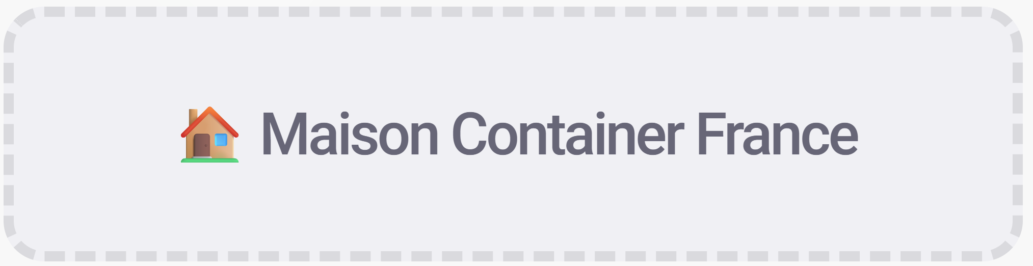Maison Container France, entreprise partenaire